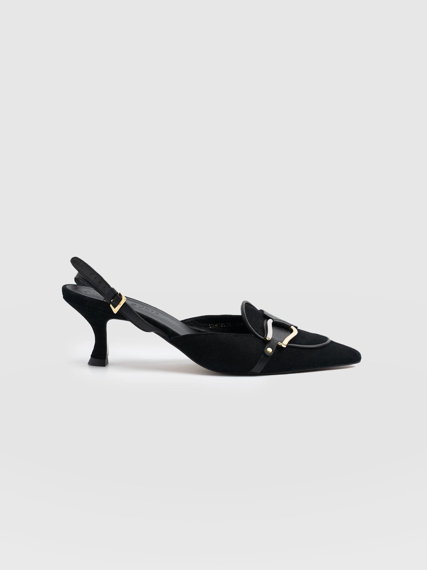 Bridget Sling Back Heels - Black - Women's Sandalss | Saint + Sofia® USA